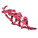 Pink Distressed Birds Iron Hook